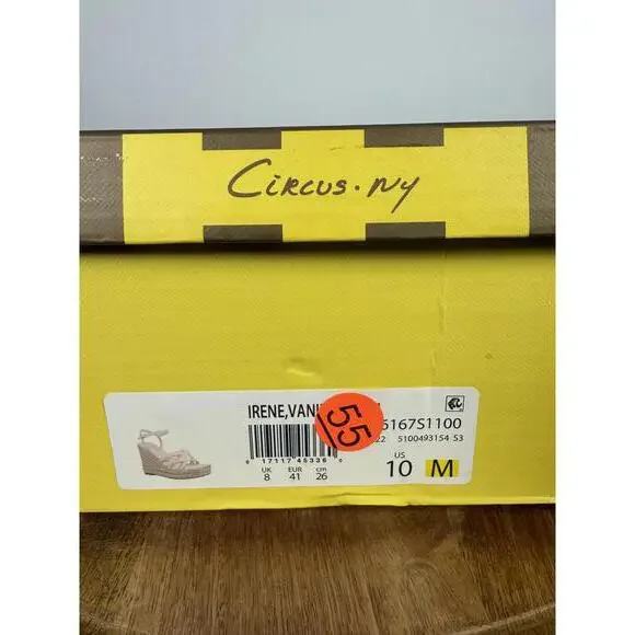 NWB Circus NY by Sam Edelman Irene Strappy Espadrille Platform Wedge Sandals 10 - Picture 8 of 8